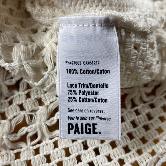 🪦 PAIGE. White Cotton knitted Style Tank Size Small (3 for 30 sale) - Picture 8 of 8